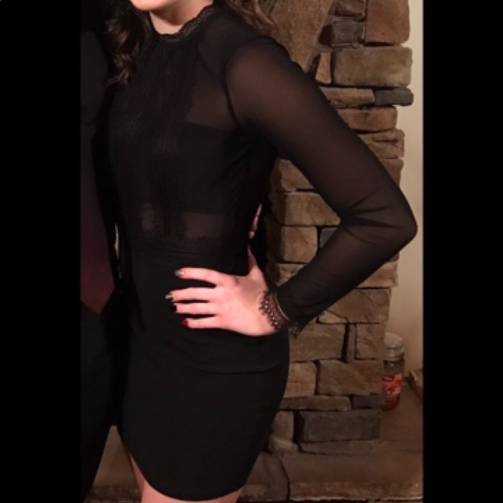 Black short homecoming/courtwarming dress